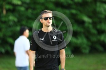 World © Octane Photographic Ltd. Renault Sport F1 Team RS16 – Jolyon Palmer. Thursday 15th September 2016, F1 Singapore GP Paddock, Marina Bay Circuit, Singapore. Digital Ref :1713CB5D3786