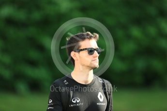 World © Octane Photographic Ltd. Renault Sport F1 Team RS16 – Jolyon Palmer. Thursday 15th September 2016, F1 Singapore GP Paddock, Marina Bay Circuit, Singapore. Digital Ref :1713CB5D3798