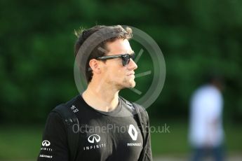 World © Octane Photographic Ltd. Renault Sport F1 Team RS16 – Jolyon Palmer. Thursday 15th September 2016, F1 Singapore GP Paddock, Marina Bay Circuit, Singapore. Digital Ref :1713CB5D3803