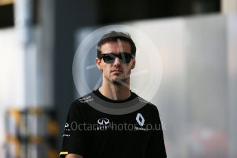 World © Octane Photographic Ltd. Renault Sport F1 Team RS16 – Jolyon Palmer. Thursday 15th September 2016, F1 Singapore GP Paddock, Marina Bay Circuit, Singapore. Digital Ref :1713CB5D3869