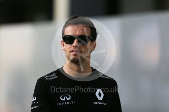 World © Octane Photographic Ltd. Renault Sport F1 Team RS16 – Jolyon Palmer. Thursday 15th September 2016, F1 Singapore GP Paddock, Marina Bay Circuit, Singapore. Digital Ref :1713CB5D3879