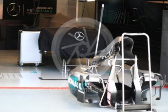 World © Octane Photographic Ltd. Mercedes AMG Petronas W07 Hybrid – Nico Rosberg. Thursday 15th September 2016, F1 Singapore GP Pitlane, Marina Bay Circuit, Singapore. Digital Ref : 1713LB1D8413