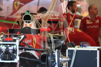 World © Octane Photographic Ltd. Scuderia Ferrari SF16-H. Thursday 15th September 2016, F1 Singapore GP Pitlane, Marina Bay Circuit, Singapore. Digital Ref : 1713LB1D8421