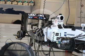 World © Octane Photographic Ltd. Williams Martini Racing, Williams Mercedes FW38 – Valtteri Bottas. Thursday 15th September 2016, F1 Singapore GP Pitlane, Marina Bay Circuit, Singapore. Digital Ref : 1713LB1D8489