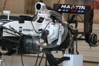 World © Octane Photographic Ltd. Williams Martini Racing, Williams Mercedes FW38 – Valtteri Bottas. Thursday 15th September 2016, F1 Singapore GP Pitlane, Marina Bay Circuit, Singapore. Digital Ref : 1713LB1D8500