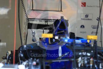 World © Octane Photographic Ltd. Sauber F1 Team C35 – Marcus Ericsson. Thursday 15th September 2016, F1 Singapore GP Pitlane, Marina Bay Circuit, Singapore. Digital Ref : 1713LB1D8550