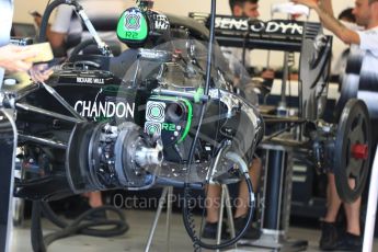World © Octane Photographic Ltd. McLaren Honda MP4-31. Thursday 15th September 2016, F1 Singapore GP Pitlane, Marina Bay Circuit, Singapore. Digital Ref : 1713LB1D8581