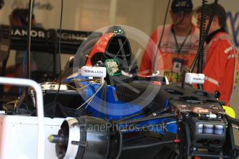 World © Octane Photographic Ltd. Manor Racing MRT05. Thursday 15th September 2016, F1 Singapore GP Pitlane, Marina Bay Circuit, Singapore. Digital Ref : 1713LB1D8594