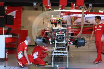 World © Octane Photographic Ltd. Scuderia Ferrari SF16-H – Kimi Raikkonen. Thursday 15th September 2016, F1 Singapore GP Pitlane, Marina Bay Circuit, Singapore. Digital Ref : 1713LB1D8619
