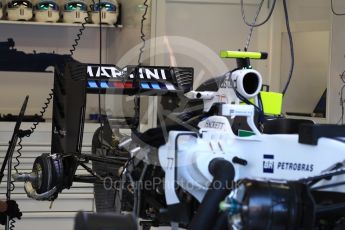 World © Octane Photographic Ltd. Williams Martini Racing, Williams Mercedes FW38 – Valtteri Bottas. Thursday 15th September 2016, F1 Singapore GP Pitlane, Marina Bay Circuit, Singapore. Digital Ref : 1713LB1D8625