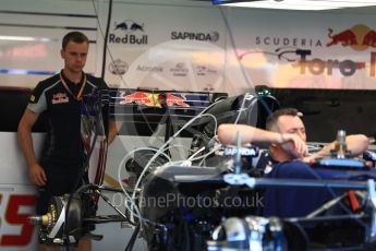 World © Octane Photographic Ltd. Scuderia Toro Rosso STR11. Thursday 15th September 2016, F1 Singapore GP Pitlane, Marina Bay Circuit, Singapore. Digital Ref : 1713LB1D8710