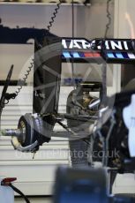 World © Octane Photographic Ltd. Williams Martini Racing, Williams Mercedes FW38. Thursday 15th September 2016, F1 Singapore GP Pitlane, Marina Bay Circuit, Singapore. Digital Ref : 1713LB2D8365