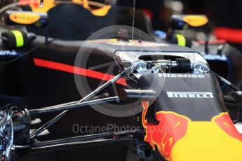 World © Octane Photographic Ltd. Red Bull Racing RB12. Thursday 15th September 2016, F1 Singapore GP Pitlane, Marina Bay Circuit, Singapore. Digital Ref : 1713LB2D8370