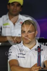 World © Octane Photographic Ltd. F1 Singapore GP FIA Drivers’ Press Conference, Marina Bay Circuit, Singapore. Thursday 15th September 2016. Williams Martini Racing – Valtteri Bottas. Digital Ref :1714LB1D8811