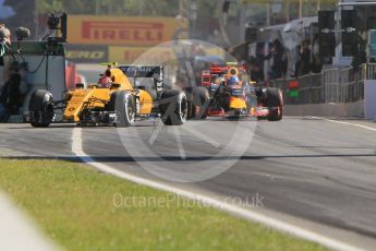 World © Octane Photographic Ltd. Renault Sport F1 Team RS16 Reserve Driver – Esteban Ocon. Friday 13th May 2016, F1 Spanish GP - Practice 1, Circuit de Barcelona Catalunya, Spain. Digital Ref : 1536CB1D6804