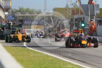 World © Octane Photographic Ltd. Red Bull Racing RB12 – Max Verstappen. Friday 13th May 2016, F1 Spanish GP - Practice 1, Circuit de Barcelona Catalunya, Spain. Digital Ref : 1536CB1D6808