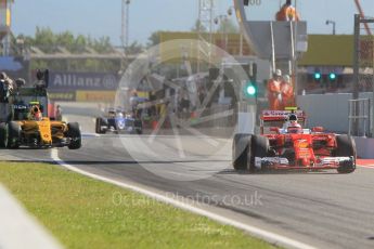 World © Octane Photographic Ltd. Scuderia Ferrari SF16-H – Kimi Raikkonen. Friday 13th May 2016, F1 Spanish GP - Practice 1, Circuit de Barcelona Catalunya, Spain. Digital Ref : 1536CB1D6815