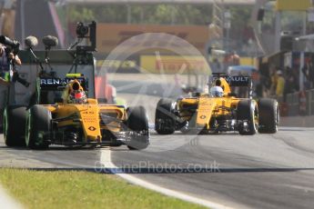 World © Octane Photographic Ltd. Renault Sport F1 Team RS16 Reserve Driver – Esteban Ocon. Friday 13th May 2016, F1 Spanish GP - Practice 1, Circuit de Barcelona Catalunya, Spain. Digital Ref : 1536CB1D6831