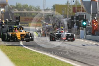 World © Octane Photographic Ltd. Haas F1 Team VF-16 - Esteban Gutierrez. Friday 13th May 2016, F1 Spanish GP - Practice 1, Circuit de Barcelona Catalunya, Spain. Digital Ref : 1536CB1D6838