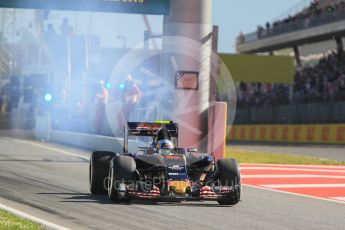 World © Octane Photographic Ltd. Scuderia Toro Rosso STR11 – Carlos Sainz. Friday 13th May 2016, F1 Spanish GP - Practice 1, Circuit de Barcelona Catalunya, Spain. Digital Ref : 1536CB1D6970