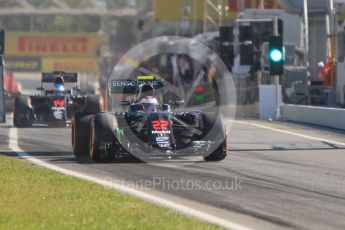 World © Octane Photographic Ltd. McLaren Honda MP4-31 – Jenson Button. Friday 13th May 2016, F1 Spanish GP - Practice 1, Circuit de Barcelona Catalunya, Spain. Digital Ref : 1536CB1D6992