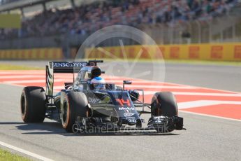 World © Octane Photographic Ltd. McLaren Honda MP4-31 – Fernando Alonso. Friday 13th May 2016, F1 Spanish GP - Practice 1, Circuit de Barcelona Catalunya, Spain. Digital Ref : 1536CB1D7012