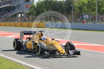 World © Octane Photographic Ltd. Renault Sport F1 Team RS16 - Kevin Magnussen. Friday 13th May 2016, F1 Spanish GP - Practice 1, Circuit de Barcelona Catalunya, Spain. Digital Ref :