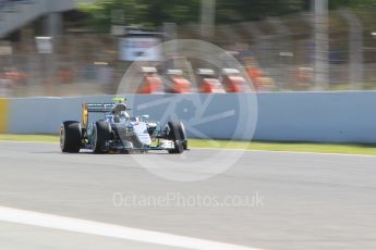 World © Octane Photographic Ltd. Mercedes AMG Petronas W07 Hybrid – Nico Rosberg. Friday 13th May 2016, F1 Spanish GP - Practice 1, Circuit de Barcelona Catalunya, Spain. Digital Ref : 1536CB1D7121