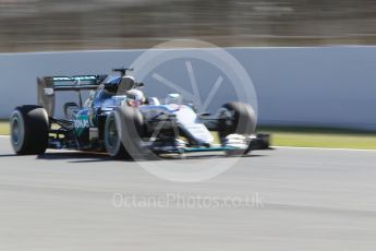 World © Octane Photographic Ltd. Mercedes AMG Petronas W07 Hybrid – Lewis Hamilton. Friday 13th May 2016, F1 Spanish GP - Practice 1, Circuit de Barcelona Catalunya, Spain. Digital Ref : 1536CB1D7134