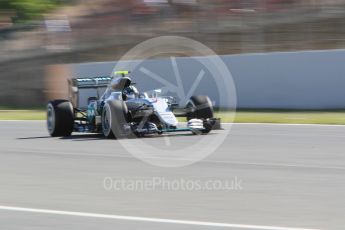 World © Octane Photographic Ltd. Mercedes AMG Petronas W07 Hybrid – Nico Rosberg. Friday 13th May 2016, F1 Spanish GP - Practice 1, Circuit de Barcelona Catalunya, Spain. Digital Ref : 1536CB1D7143