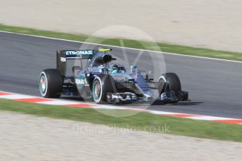 World © Octane Photographic Ltd. Mercedes AMG Petronas W07 Hybrid – Nico Rosberg. Friday 13th May 2016, F1 Spanish GP - Practice 1, Circuit de Barcelona Catalunya, Spain. Digital Ref : 1536CB1D7160