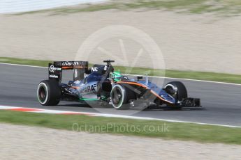 World © Octane Photographic Ltd. Sahara Force India VJM09 - Nico Hulkenberg. Friday 13th May 2016, F1 Spanish GP - Practice 1, Circuit de Barcelona Catalunya, Spain. Digital Ref : 1536CB1D7215
