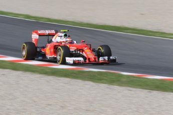 World © Octane Photographic Ltd. Scuderia Ferrari SF16-H – Kimi Raikkonen. Friday 13th May 2016, F1 Spanish GP - Practice 1, Circuit de Barcelona Catalunya, Spain. Digital Ref : 1536CB1D7319