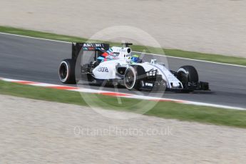 World © Octane Photographic Ltd. Williams Martini Racing, Williams Mercedes FW38 – Felipe Massa. Friday 13th May 2016, F1 Spanish GP - Practice 1, Circuit de Barcelona Catalunya, Spain. Digital Ref : 1536CB1D7328