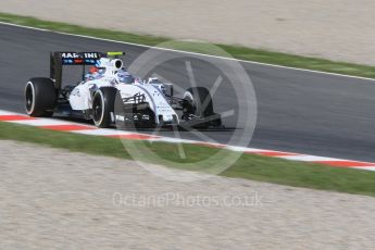 World © Octane Photographic Ltd. Williams Martini Racing, Williams Mercedes FW38 – Valtteri Bottas. Friday 13th May 2016, F1 Spanish GP - Practice 1, Circuit de Barcelona Catalunya, Spain. Digital Ref : 1536CB1D7335