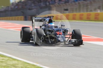 World © Octane Photographic Ltd. McLaren Honda MP4-31 – Fernando Alonso. Friday 13th May 2016, F1 Spanish GP - Practice 1, Circuit de Barcelona Catalunya, Spain. Digital Ref : 1536CB1D7386