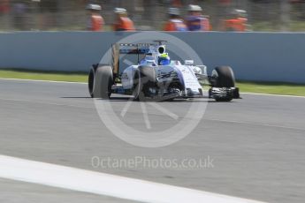 World © Octane Photographic Ltd. Williams Martini Racing, Williams Mercedes FW38 – Felipe Massa. Friday 13th May 2016, F1 Spanish GP - Practice 1, Circuit de Barcelona Catalunya, Spain. Digital Ref : 1536CB1D7393