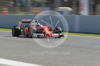 World © Octane Photographic Ltd. Scuderia Ferrari SF16-H – Sebastian Vettel. Friday 13th May 2016, F1 Spanish GP - Practice 1, Circuit de Barcelona Catalunya, Spain. Digital Ref : 1536CB1D7413