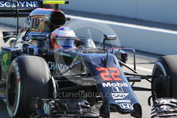 World © Octane Photographic Ltd. McLaren Honda MP4-31 – Jenson Button. Friday 13th May 2016, F1 Spanish GP - Practice 1, Circuit de Barcelona Catalunya, Spain. Digital Ref : 1536CB1D7456