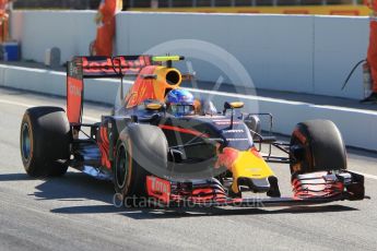 World © Octane Photographic Ltd. Red Bull Racing RB12 – Max Verstappen. Friday 13th May 2016, F1 Spanish GP - Practice 1, Circuit de Barcelona Catalunya, Spain. Digital Ref : 1536CB1D7461