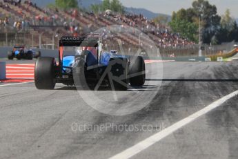 World © Octane Photographic Ltd. Manor Racing MRT05 - Pascal Wehrlein. Friday 13th May 2016, F1 Spanish GP - Practice 1, Circuit de Barcelona Catalunya, Spain. Digital Ref : 1536CB1D7503