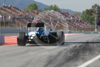 World © Octane Photographic Ltd. Williams Martini Racing, Williams Mercedes FW38 – Valtteri Bottas. Friday 13th May 2016, F1 Spanish GP - Practice 1, Circuit de Barcelona Catalunya, Spain. Digital Ref : 1536CB1D7510