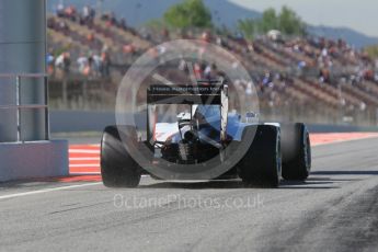 World © Octane Photographic Ltd. Haas F1 Team VF-16 – Romain Grosjean. Friday 13th May 2016, F1 Spanish GP - Practice 1, Circuit de Barcelona Catalunya, Spain. Digital Ref : 1536CB1D7531