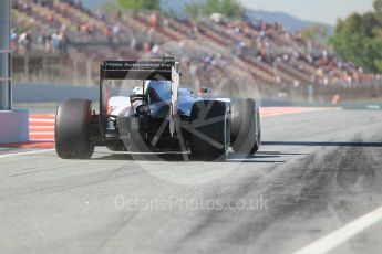 World © Octane Photographic Ltd. Haas F1 Team VF-16 - Esteban Gutierrez. Friday 13th May 2016, F1 Spanish GP - Practice 1, Circuit de Barcelona Catalunya, Spain. Digital Ref : 1536CB1D7542