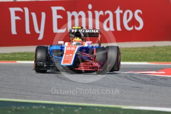 World © Octane Photographic Ltd. Manor Racing MRT05 – Rio Haryanto. Friday 13th May 2016, F1 Spanish GP - Practice 1, Circuit de Barcelona Catalunya, Spain. Digital Ref : 1536LB1D3917