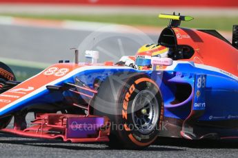 World © Octane Photographic Ltd. Manor Racing MRT05 – Rio Haryanto. Friday 13th May 2016, F1 Spanish GP - Practice 1, Circuit de Barcelona Catalunya, Spain. Digital Ref : 1536LB1D3926