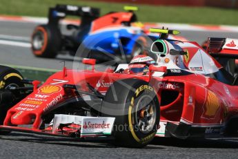 World © Octane Photographic Ltd. Scuderia Ferrari SF16-H – Kimi Raikkonen. Friday 13th May 2016, F1 Spanish GP - Practice 1, Circuit de Barcelona Catalunya, Spain. Digital Ref : 1536LB1D4404