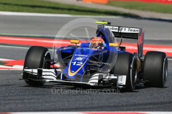World © Octane Photographic Ltd. Sauber F1 Team C35 – Felipe Nasr. Friday 13th May 2016, F1 Spanish GP - Practice 1, Circuit de Barcelona Catalunya, Spain. Digital Ref : 1536LB1D4415