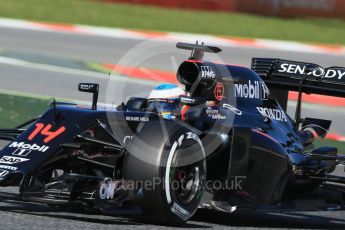 World © Octane Photographic Ltd. McLaren Honda MP4-31 – Fernando Alonso. Friday 13th May 2016, F1 Spanish GP - Practice 1, Circuit de Barcelona Catalunya, Spain. Digital Ref : 1536LB1D4439