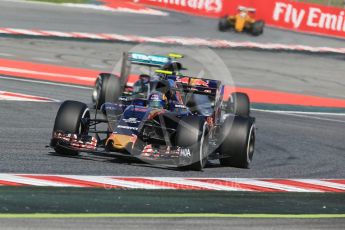 World © Octane Photographic Ltd. Scuderia Toro Rosso STR11 – Carlos Sainz. Friday 13th May 2016, F1 Spanish GP - Practice 1, Circuit de Barcelona Catalunya, Spain. Digital Ref : 1536LB1D4611